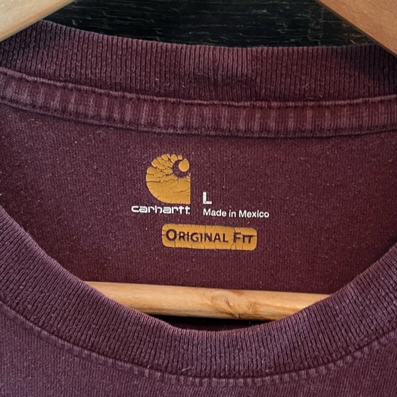 Men’s Carhartt Long Sleeve Tshirt original fit size large - Picture 5 of 6